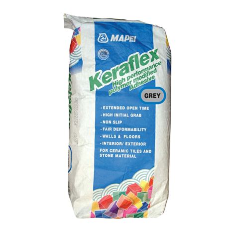 Mapei Keraflex Grey 20kg Adhesive Walls And Floors