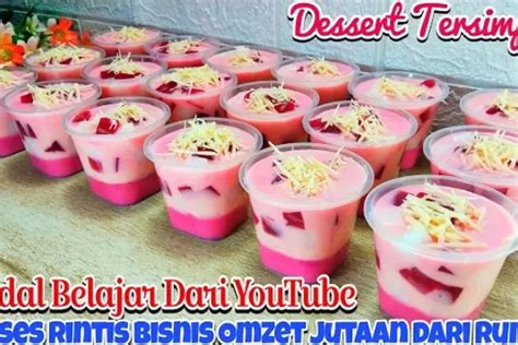 Resep Sukses Jualan Cup Jelly Puding Buah Naga Dan Jelly Kelapa Muda