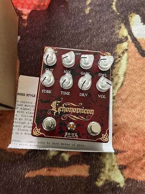 Fowl Sounds Echonomicon 2023 Ox Blood Reverb