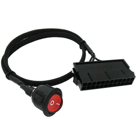 Comeap Pin Atx Red Led Power On Off Switch Jumper Bridge Adapter