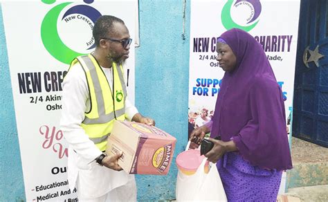 Sulaiman Ogunmuyiwa Coordinator New Crescent Charity Left