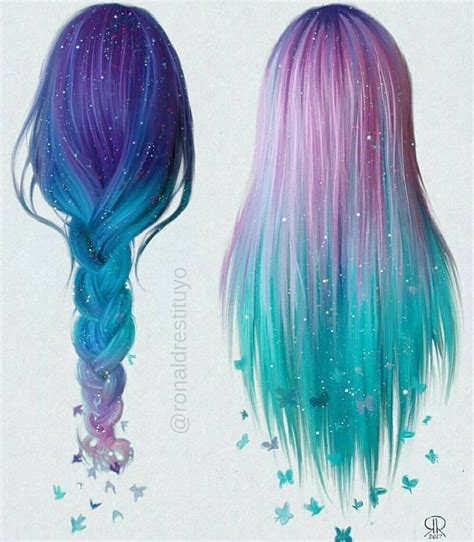 pin  kat staxx  hair flair hair sketch   draw hair cute