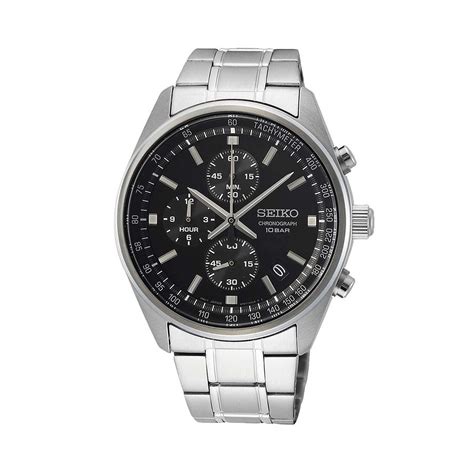 Reloj Seiko Neo Sports Cuarzo Crono Esfera Negra Ssb P