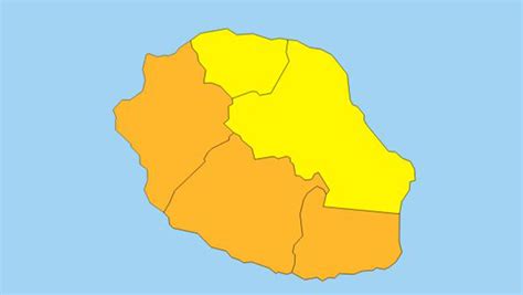 Météo à la réunion lOuest le Sud et le Sud Est placés en vigilance