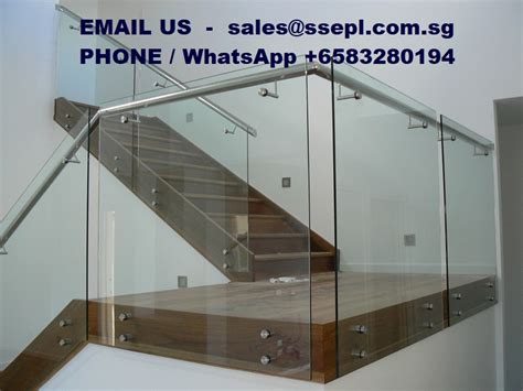 Stainless Steel Railing With Glass Singapore Specialized Engineering