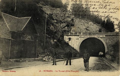 Bussang Col De Bussang Avec Le Poste Des Douaniers Et Le Tunnel