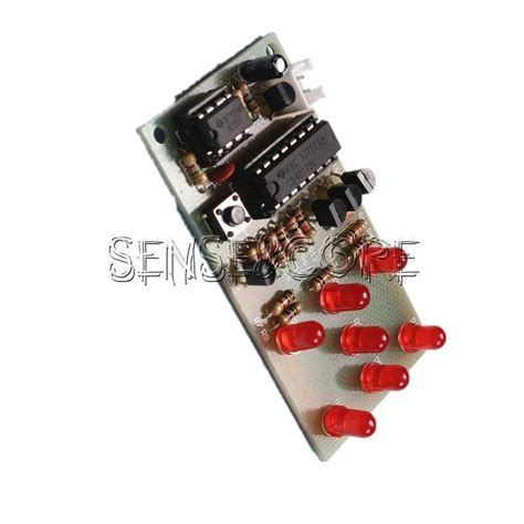 Electronic Dice Ne555 Cd4017 Diy Kit 5mm Red Led 4 5 5v Icsk057a Electronic Fun Ebay