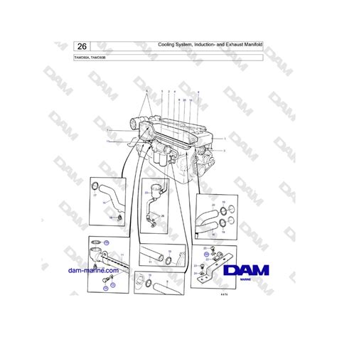 Volvo Penta Tamd A Tamd B Cooling System Induction And Exhaust