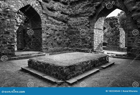 Tomb of Alauddin Khilji Inside Qutub Heritge Complex Stock Photo ...