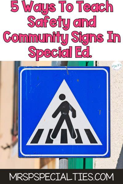 5 Ways To Teach Safety and Community Signs In Special Education · Mrs ...