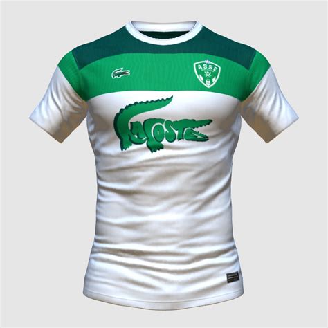 AS Saint Étienne X Lacoste concept FIFA 23 Kit Creator Showcase