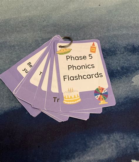 Phase 5 Phonics Flashcards - Etsy