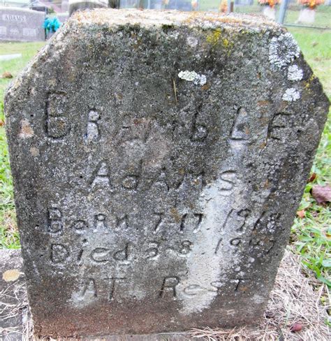 Bramble Adams 1918 1947 Find A Grave Gedenkplek