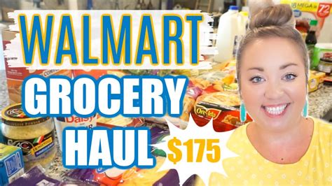 Huge Walmart Grocery Haul Weekly Groceries Fridge And Pantry Restock