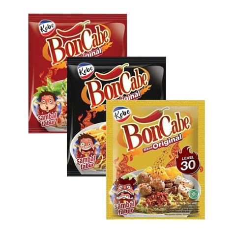 Jual SATUAN Bon Cabe Sambal Tabur Sachet Boncabe Sachet Shopee