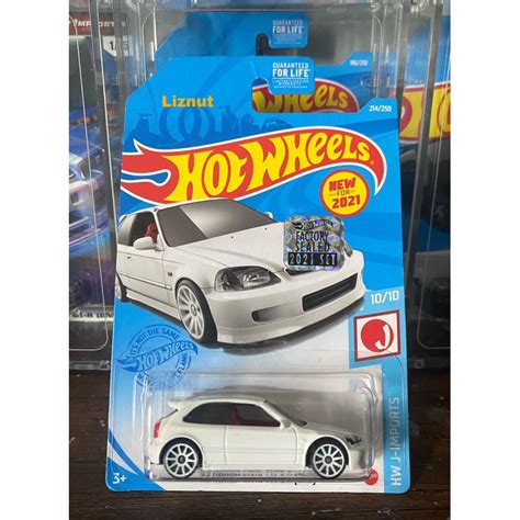 Jual Hotwheels 99 Honda Civic Type R Ek9 Putih Factory Sealedfs Baca Deskripsi Shopee