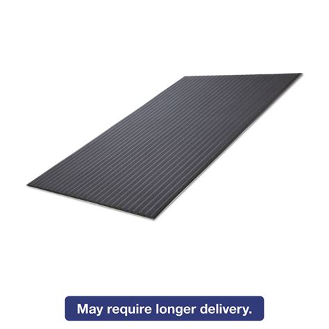 Ribbed Vinyl Anti Fatigue Mat 24 X 36 Black Ase Direct