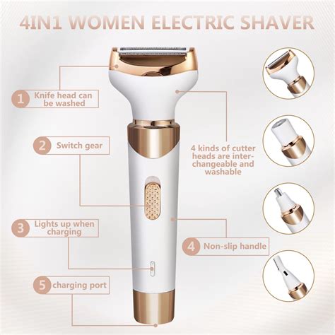 Electric Razor For Women Bikini Trimmer Womens Shaver Cordless