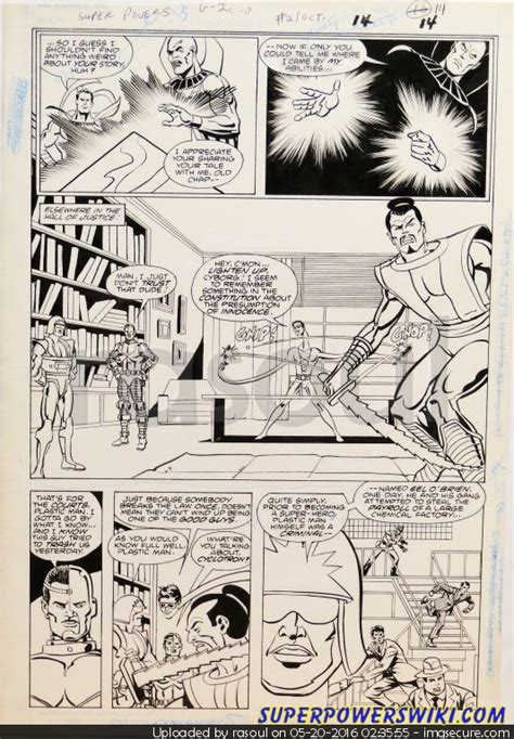 Comic Book Original Art Pages Super Powers Wiki