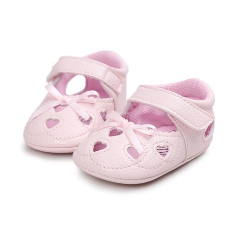 Baby / Toddler Girl Pretty Decor Solid Velcro Shoes — Agloryz