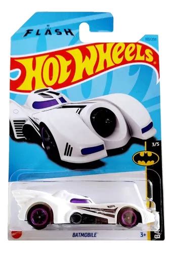 Hot Wheels Batmobile Batman Flash Blanco Batimovil Mercadolibre