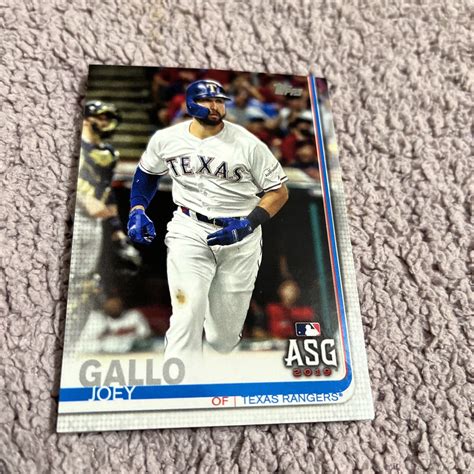 Topps Update Us Joey Gallo All Star Game Texas Rangers Ebay