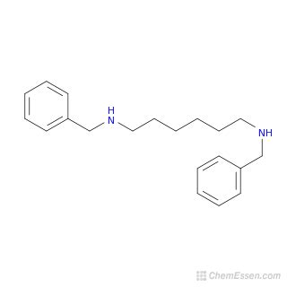 1 6 Hexanediamine N N Bis Phenylmethyl Structure C20H28N2 Over