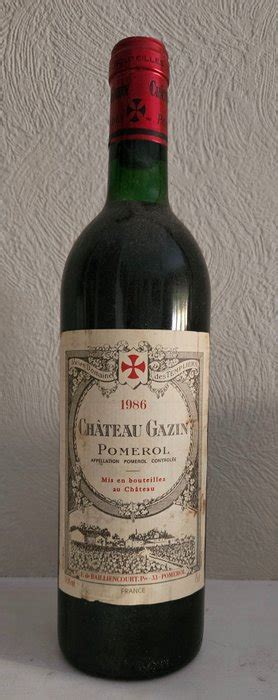 Chateau Gazin Pomerol Bottle L Catawiki