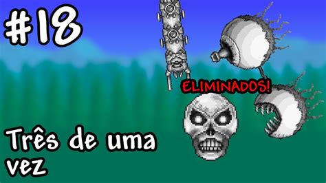 Derrotando Todos Os Chefes Mec Nicos Terraria Master Mode Youtube