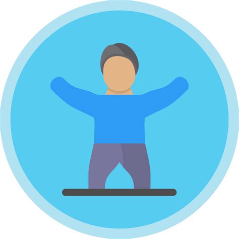 Gym Stretch Vector Icon Design 20161760 Vector Art At Vecteezy