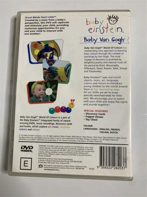 BABY VAN GOGH World Of Colours DVD 2004 Baby Einstein Early