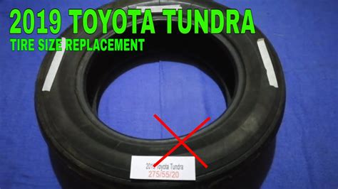 2019 Toyota Tundra Tire Size YouTube