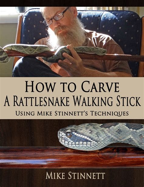 How To Carve A Rattlesnake Walking Stick Walking Sticks Hand Carved