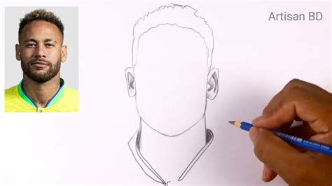 How To Draw Neymar Step By Step Easy