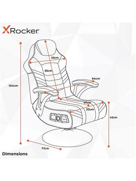 X Rocker Monsoon Rgb 41 Stereo Audio Gaming Chair With Vibrant Led Lighting Uk