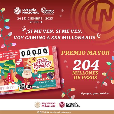 Sorteo Gordo de Navidad en México resultados de la Lotería Nacional