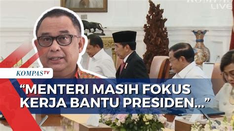 Istana Tepis Isu Menteri Tak Nyaman Di Kabinet Jokowi Begini Kata Ari