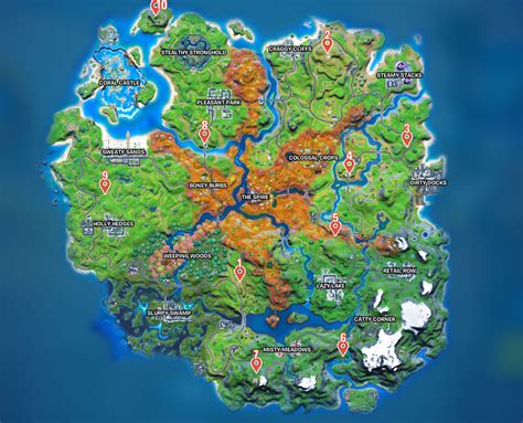 All Bounty Board Locations In Fortnite Chapter Season