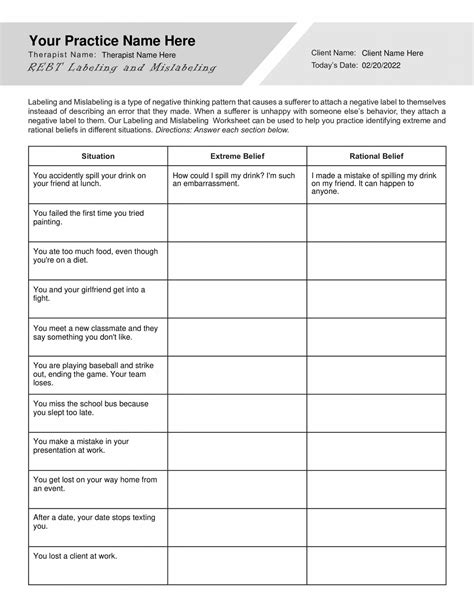 ADHD Worksheets Bundle PDF Templates