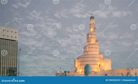 Qatar Famous Landmark Stock Image Image Of Airways 296936235