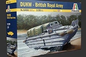 Italeri Dukw British Army Plastic Model Kit