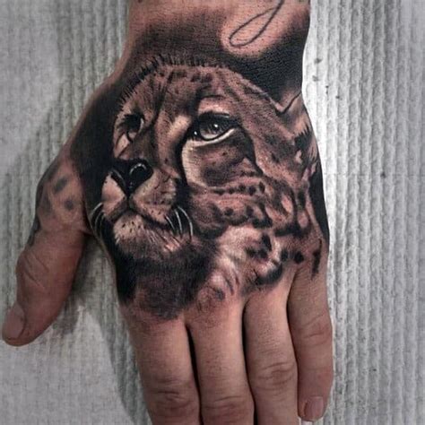 Creative Cheetah Tattoos For Men