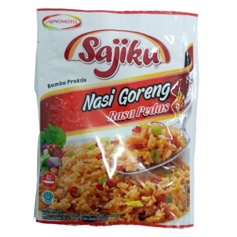 Jual Sajiku Bumbu Nasi Goreng Pedas 20Gr Shopee Indonesia