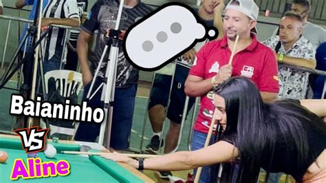 Baianinho Enfrentou Aline A Melhor Jogadora De Mg Veja Sinuca