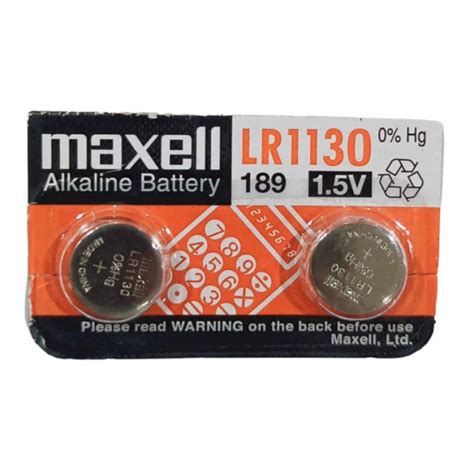 Maxell Lr Original V Alkaline Button Cell Battery Pieces