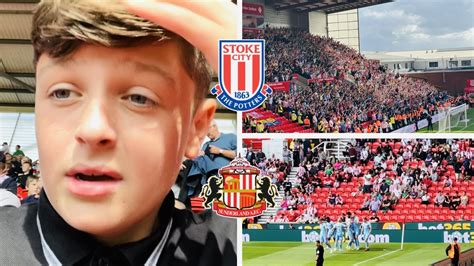 3000 Sunderland Fans Go Crazy As They Beat Stoke Stoke 0 1 Sunderland