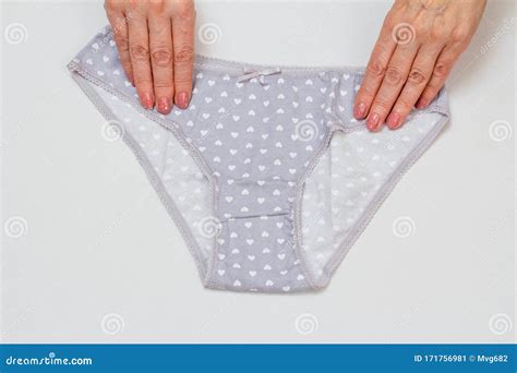 Women`s Hands With Beautiful Panties On White Background Stock Image Image Of Hold Glamour