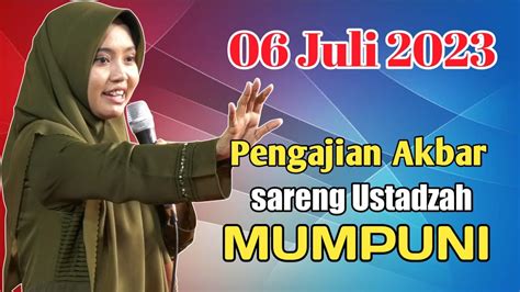 NGAJI MALAM JUMAT WAYAHE SARENG USTADZAH MUMPUNI CERAMAH NGAPAK LUCU