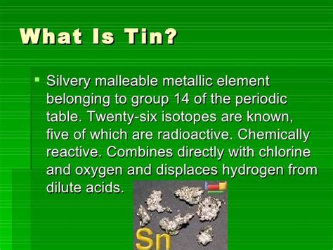 The Element (Tin)