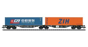 Märklin 47806 Spur H0 Doppel Containertragwagen Sggrss der RailReLease